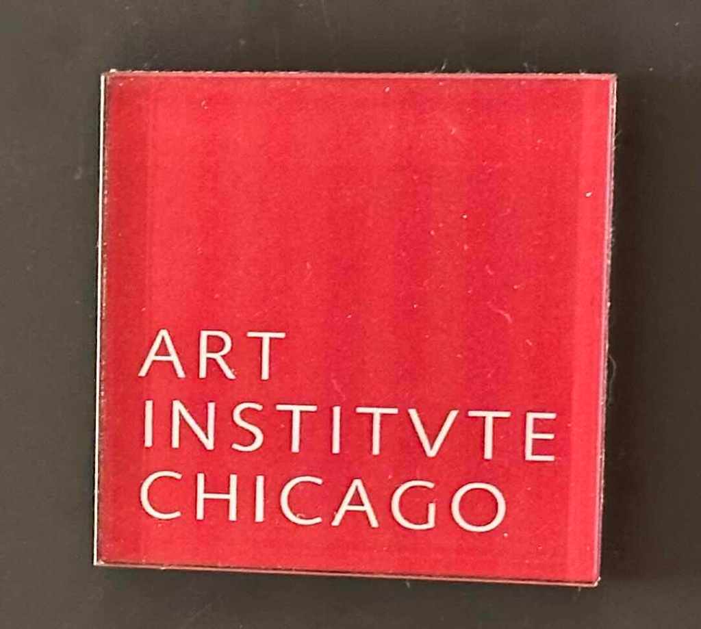 シカゴ美術館（Art Institute of Chicago）のロゴデザインマグネット