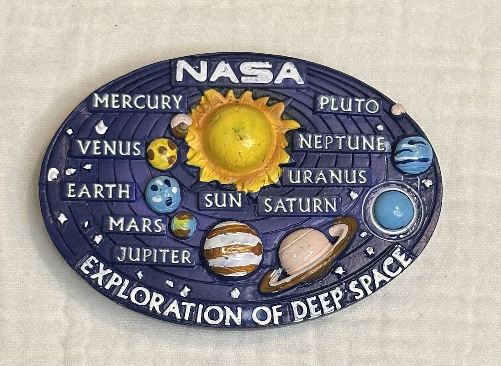 #055 アメリカフロリダ NASA太陽系マグネット｜NASAお土産マグネット