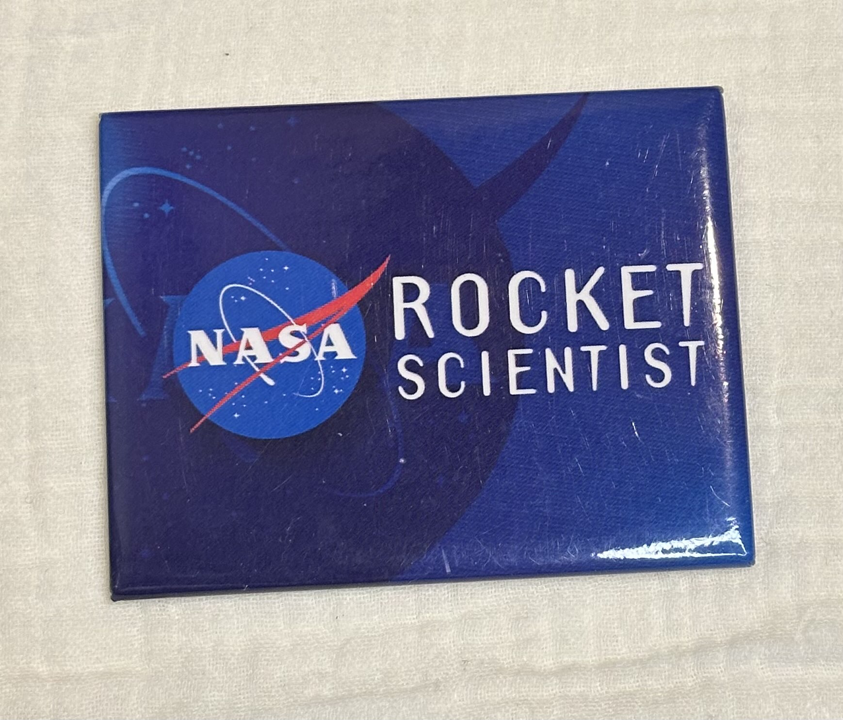 #095 アメリカフロリダ州NASA Rocket Scientistマグネット｜NASA限定お土産マグネット