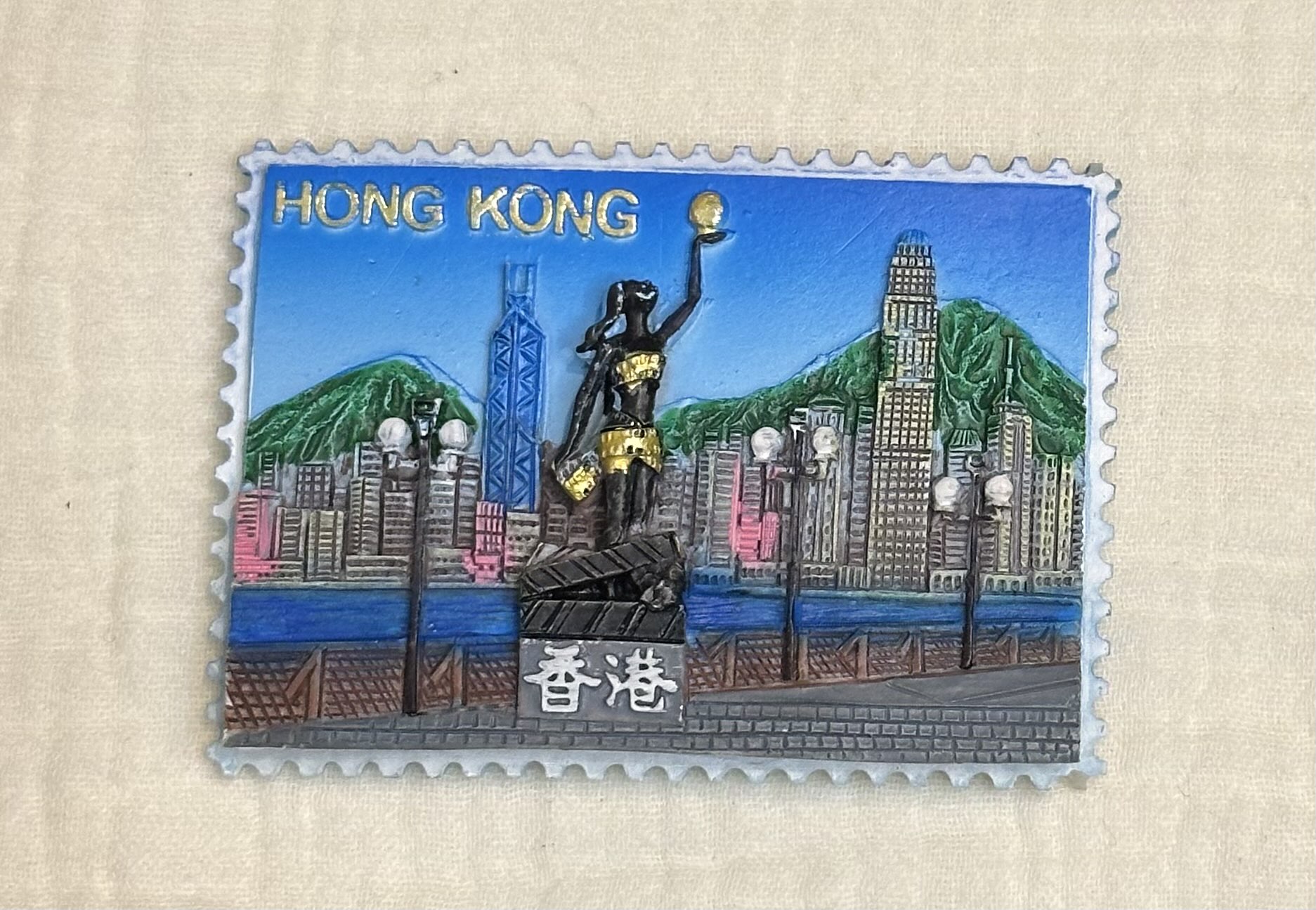#052  香港 ビクトリアハーバーマグネット