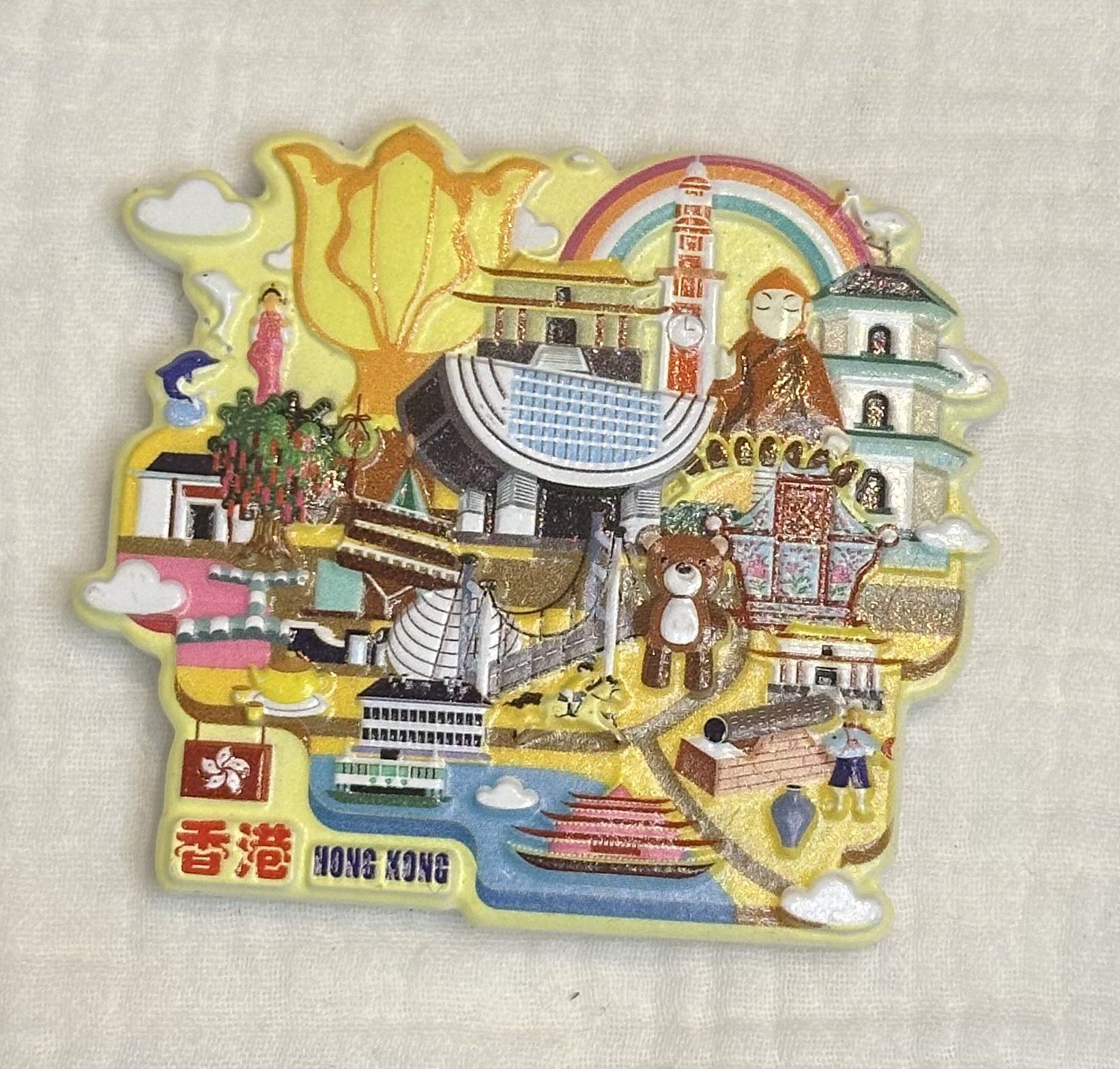#061 香港 有名観光スポットまとめマグネット