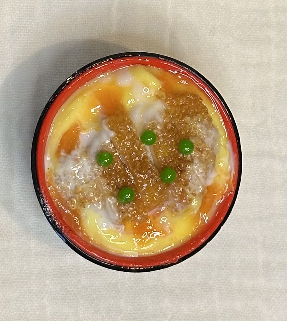 #113 食品サンプルマグネット カツ丼