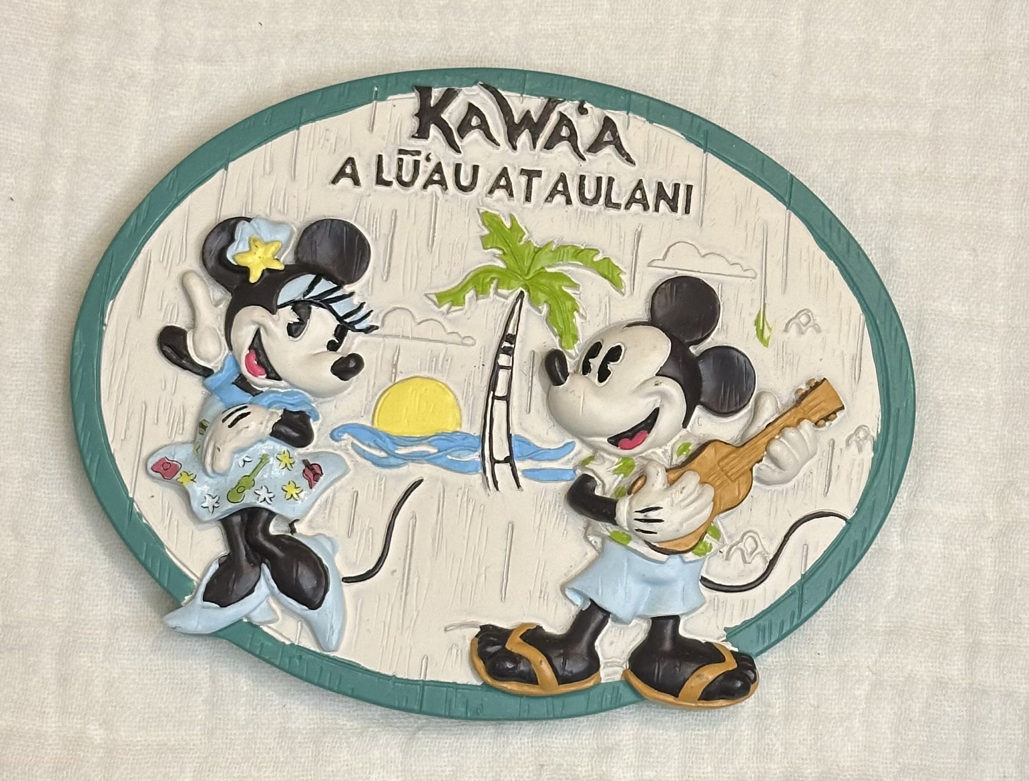 #063 アメリカ ハワイ ディズニーリゾート アウラニミッキー＆ミニーマグネット