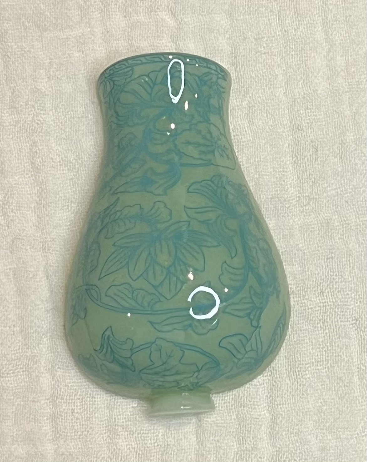 #173 てくてくコリア 青磁蓮唐草文瓶マグネット