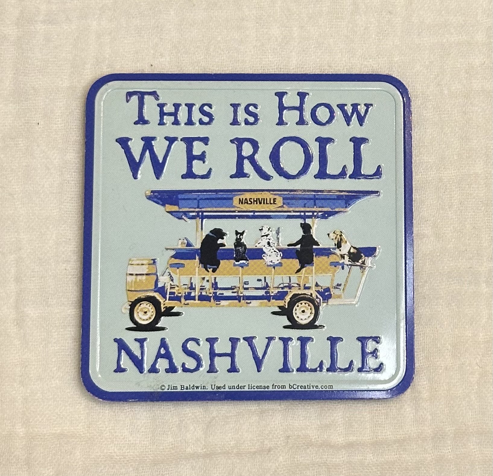 #129 アメリカテネシー州ナッシュビル 移動式バー×ワンちゃんマグネット